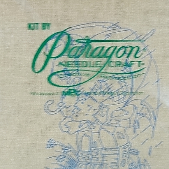 Vintage Paragon Needlecraft Esquisite HUMMEL Stitchery Kit Umbrella Children NEW - Picture 6 of 7